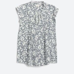 Monday Fun Summer Flutter top, size large